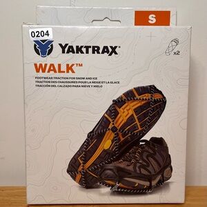 YakTrax Walk Winter Snow Ice Traction for Boots and Shoes Size Small S0204.03